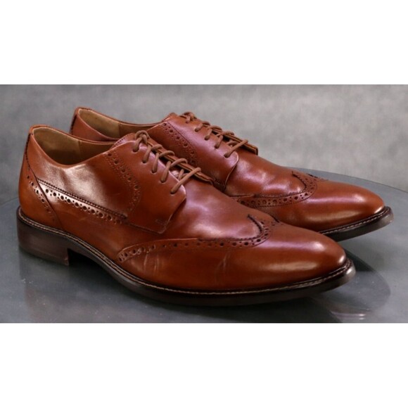 Cole Haan Warren $160 Men's Wingtip Oxfords Dress Shoes Size 11.5 Leather C20322 - Picture 5 of 12